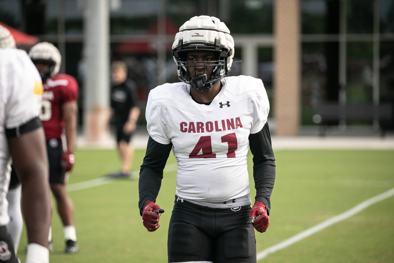 Darryle Ware (41) | Tuesday, Sept. 15, 2020 | Ken & Cyndi Long Football Operations Center | Columbia, S.C. | Photos by South Carolina Athletics