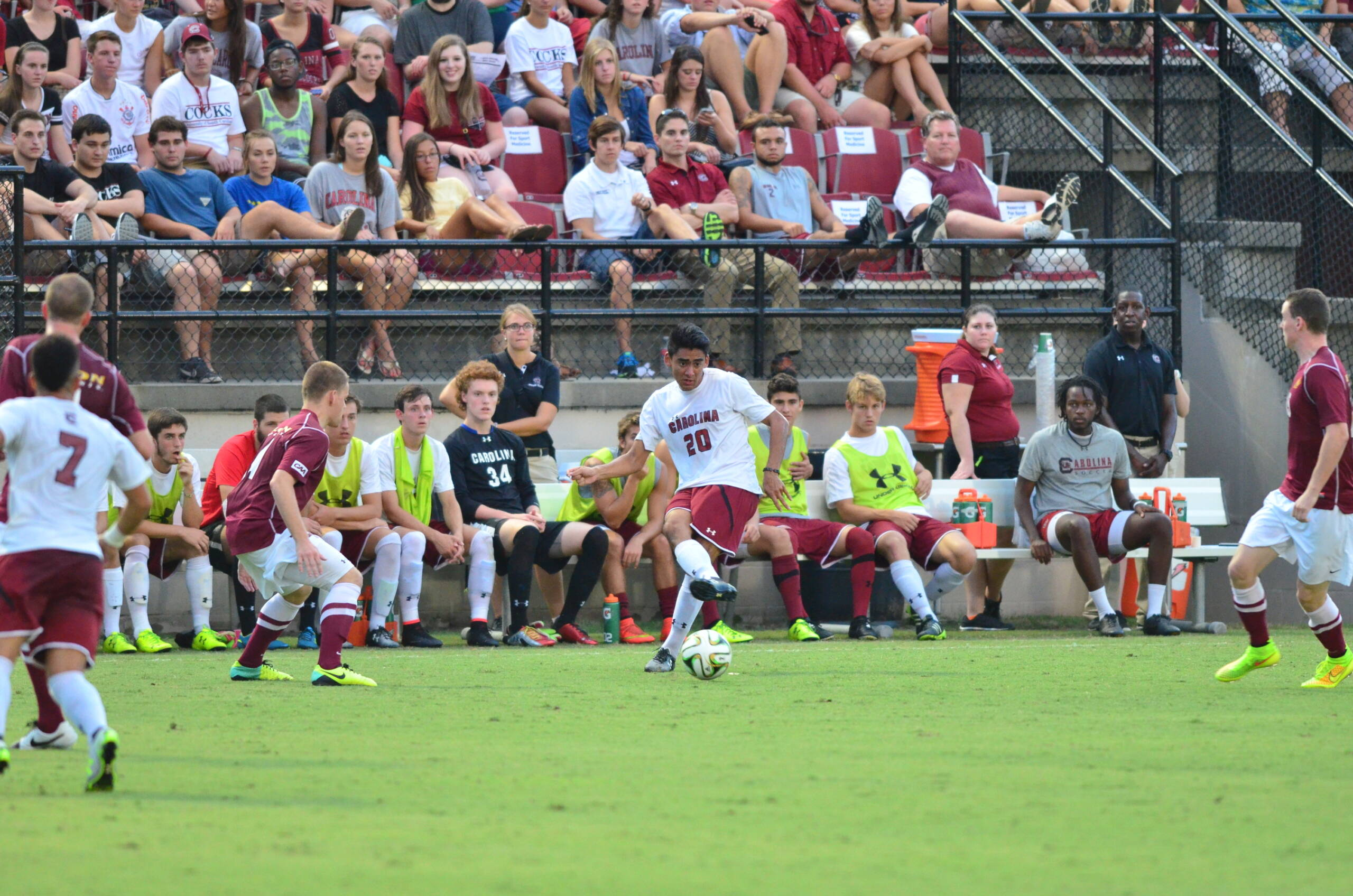 Men's Soccer exhibition vs. Elon