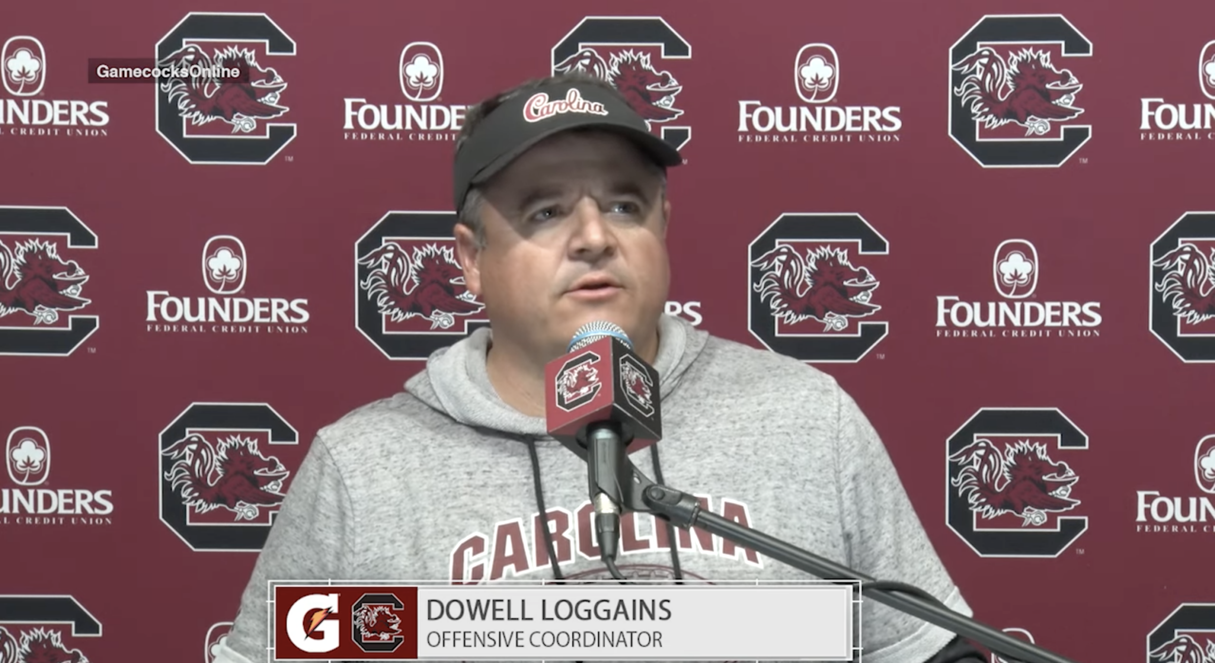 Football: Dowell Loggains News Conference