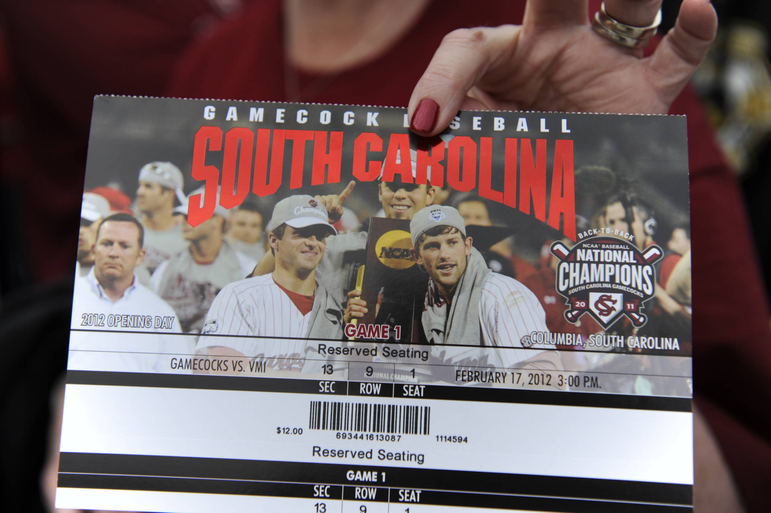 South Carolina Baseball Opening Day vs. VMI (Feb. 17, 2011)