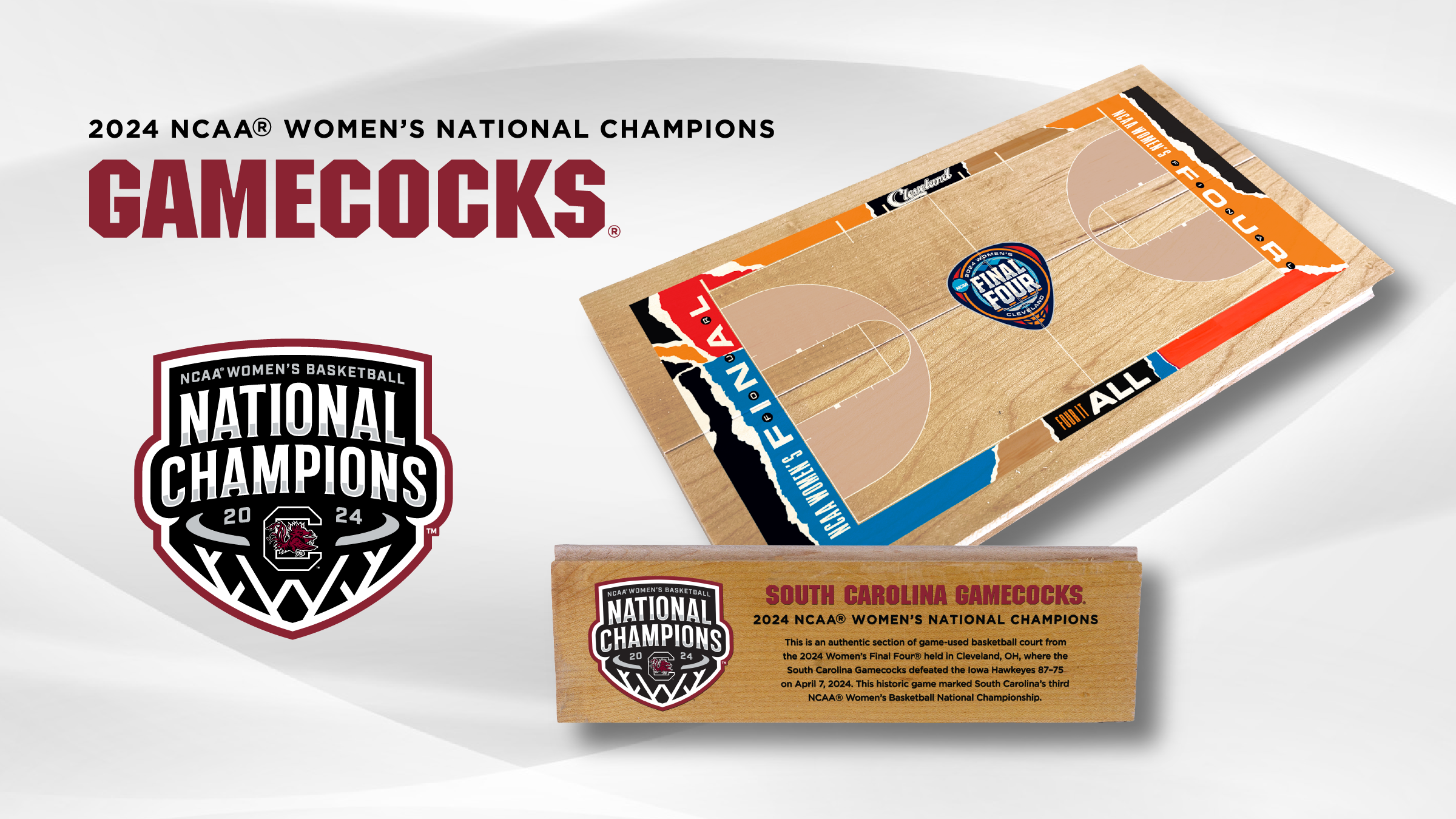 Gamecocks, Artsman Offer Women’s Final Four Court Collection