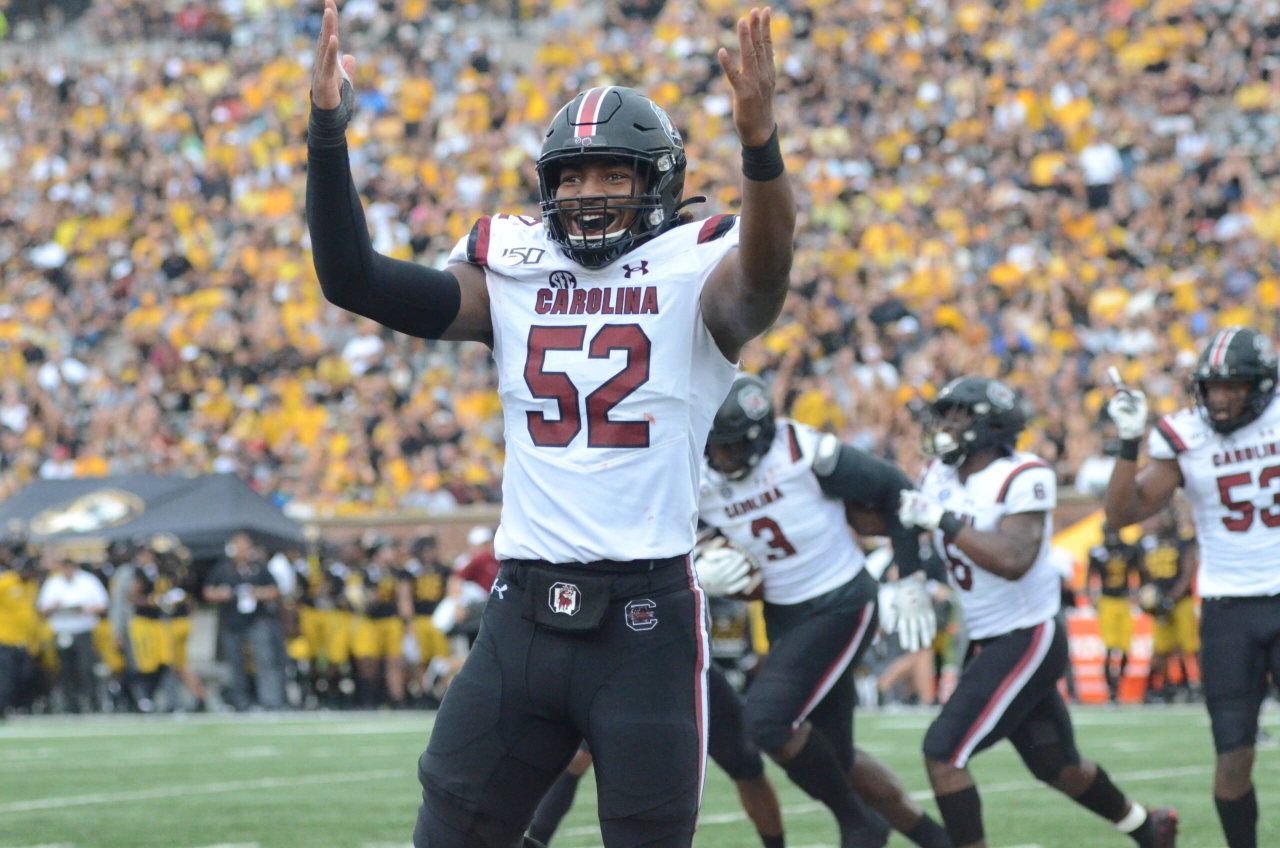 Kingsley Enagbare (52) at Missouri (Sept. 21, 2019)