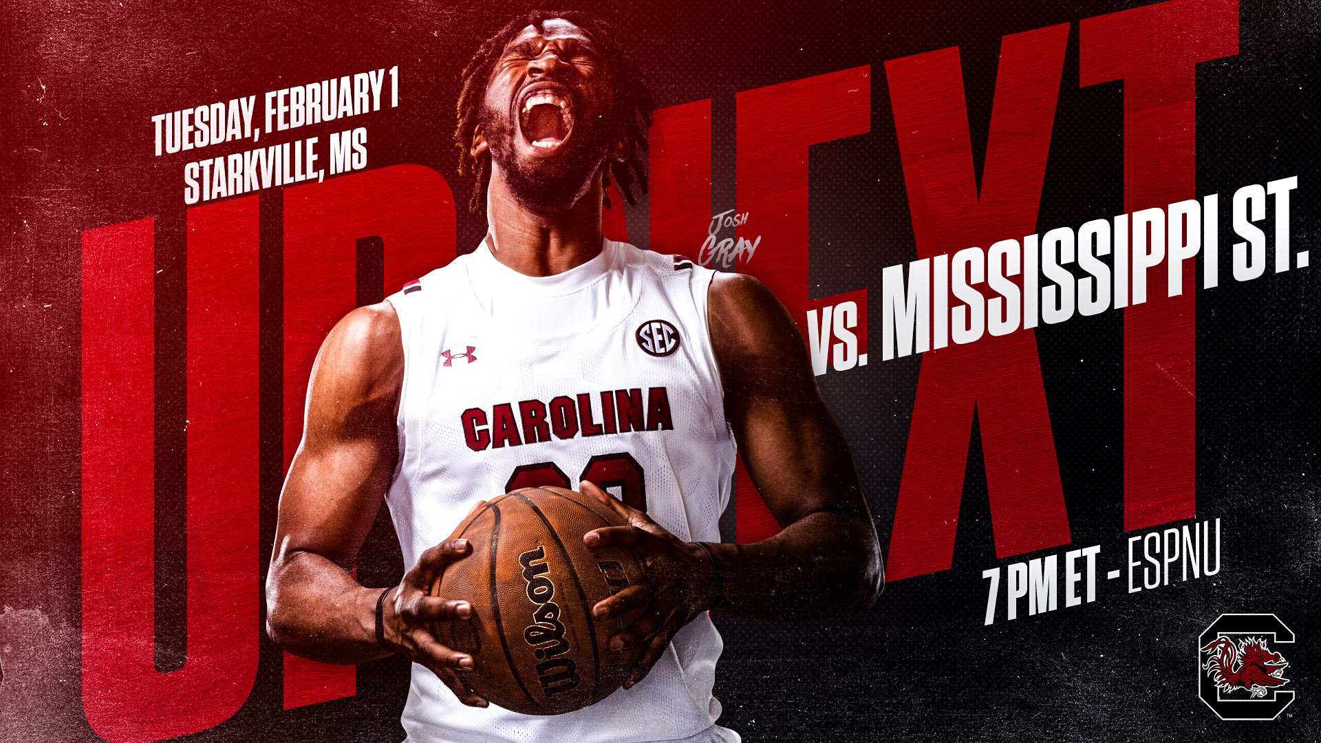 Gamecocks Conclude Road Trip Tuesday at Mississippi State