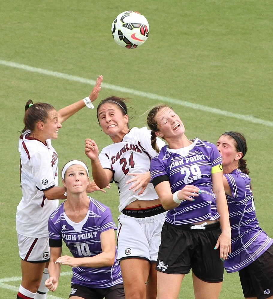 No. 9 South Carolina Downs High Point 1-0