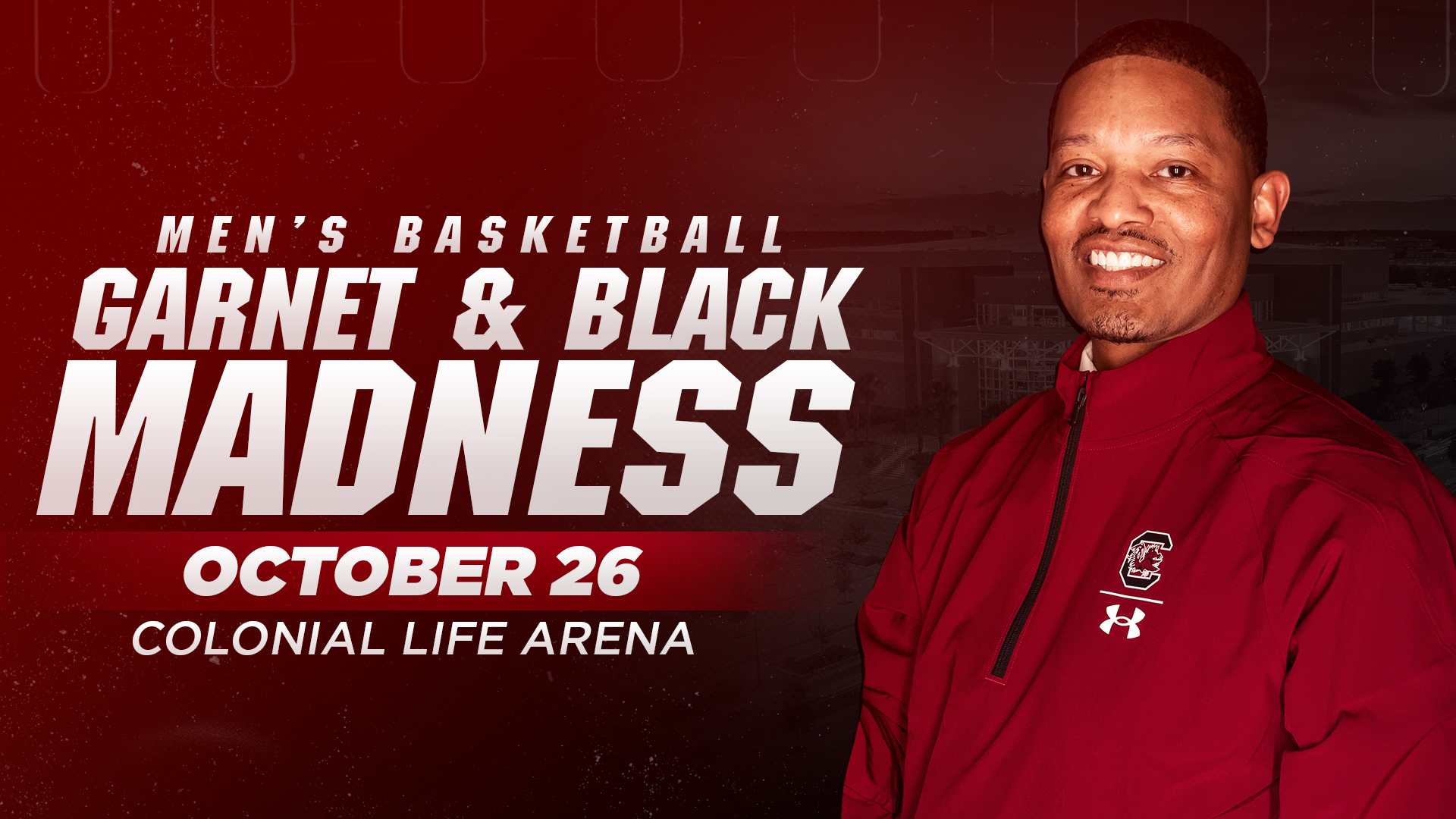 Garnet & Black Madness Set for Oct. 26 at Colonial Life Arena