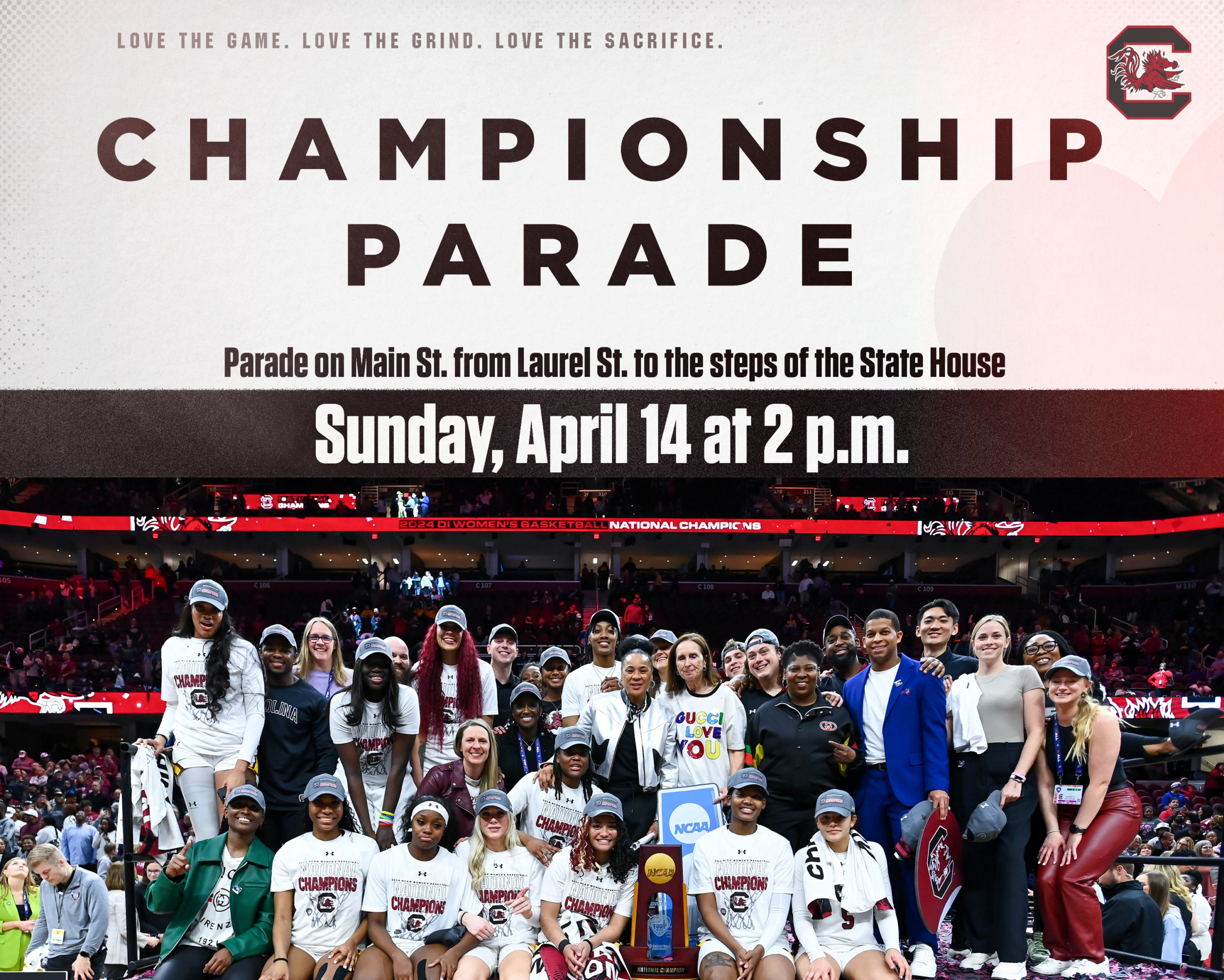 Columbia to Honor National Champion Gamecocks with Parade