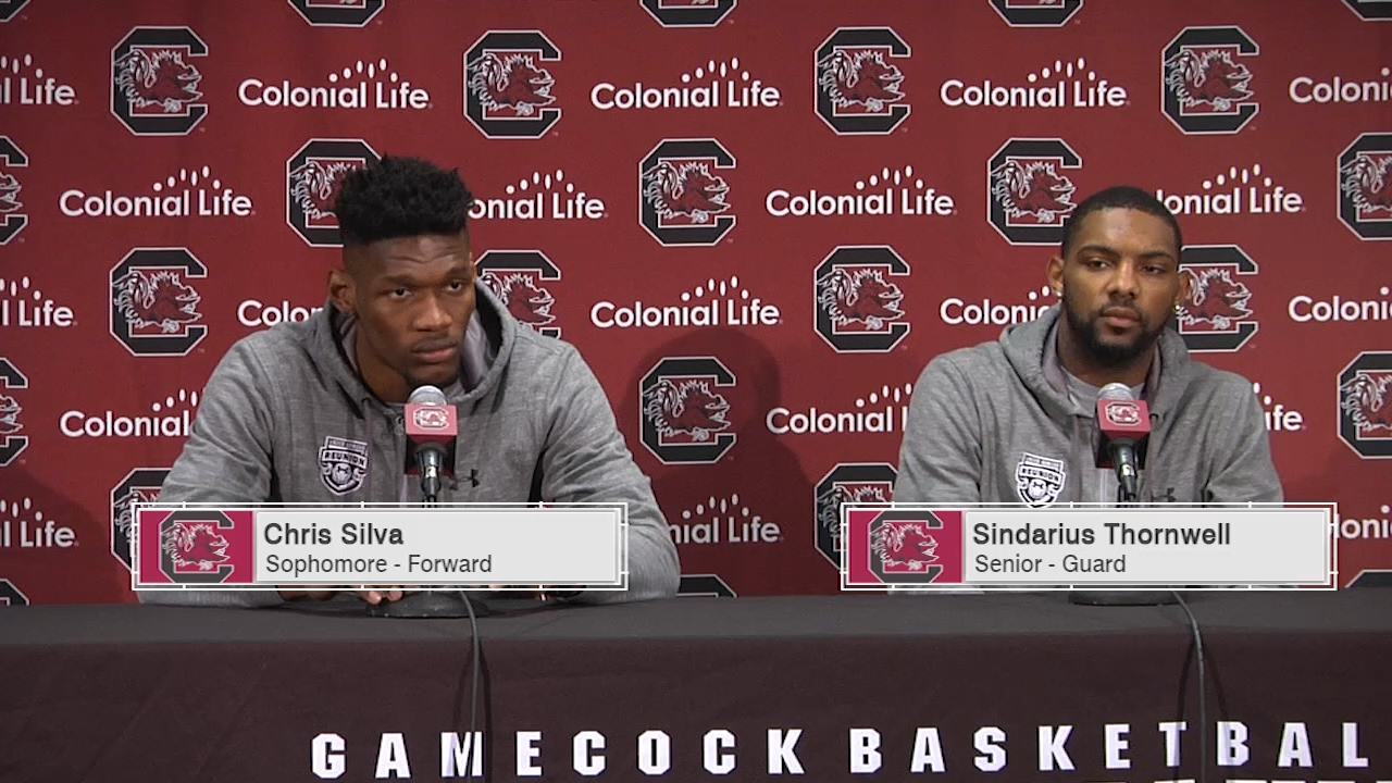 Chris Silva, Sindarius Thornwell Press Conference — 2/13/17