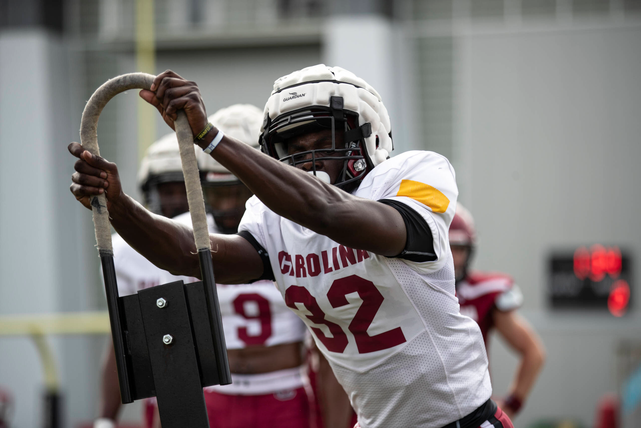 Mohamed Kaba (32) | Tuesday, Sept. 1, 2020 | Ken & Cyndi Long Football Operations Center | Columbia, S.C. | Photos by South Carolina Athletics