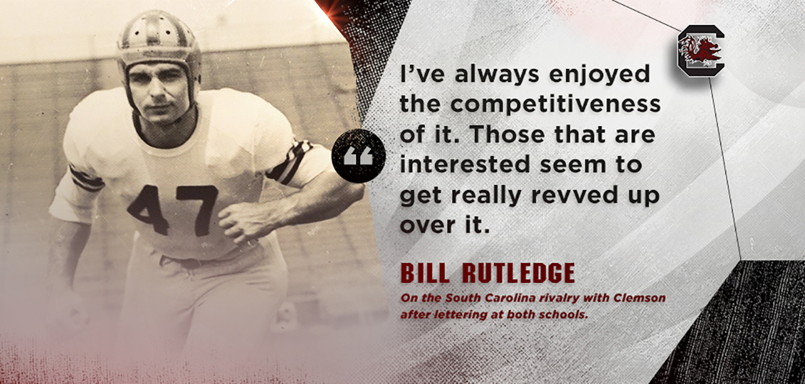 Rutledge Has Unique Experience with In-State Rivalry