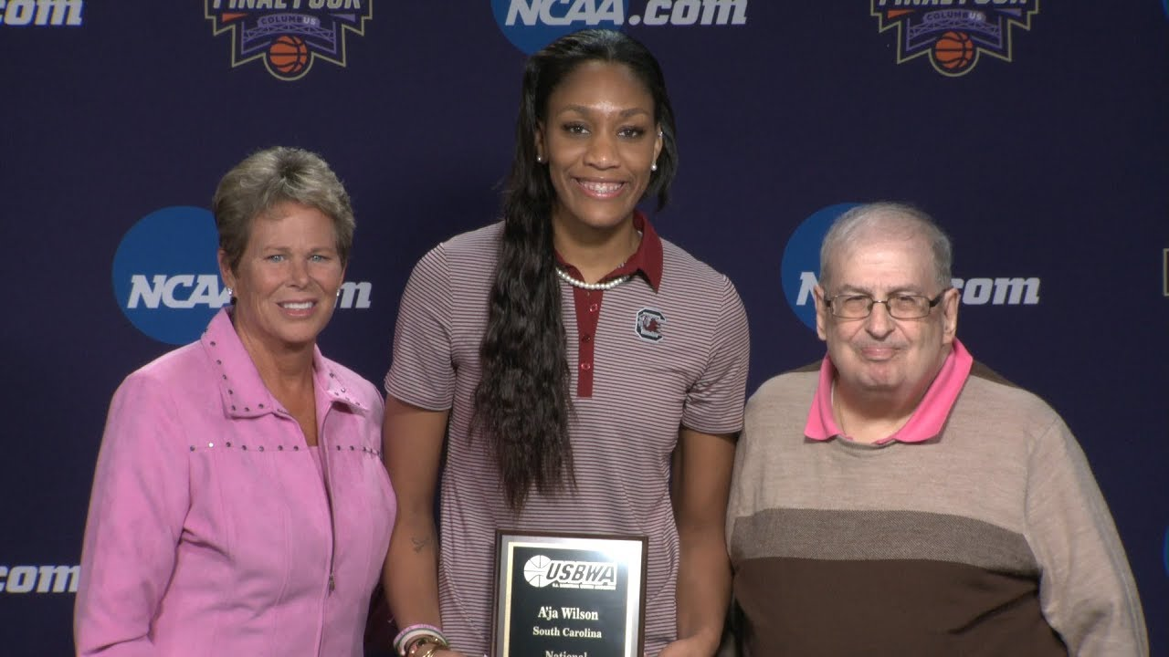 A'ja Wilson USBWA Player of the Year News Conference — 3/30/18