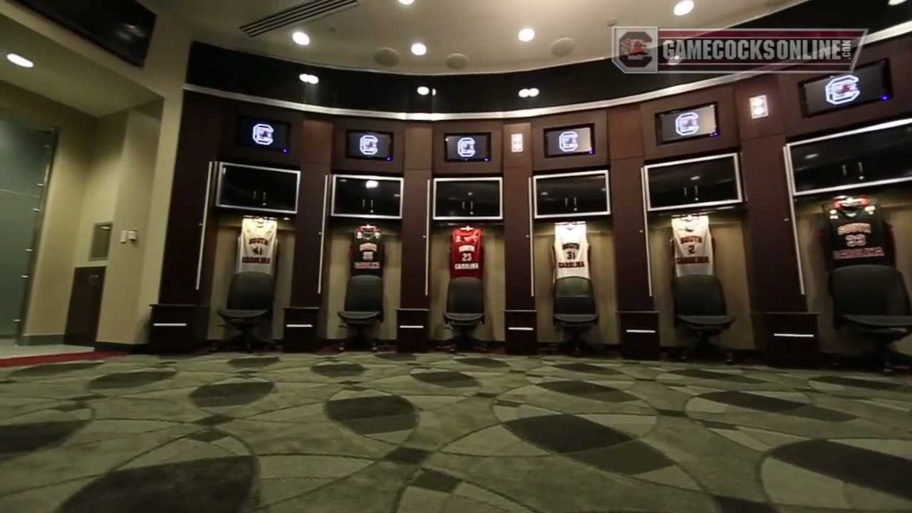 South Carolina Men's Basketball Locker Room