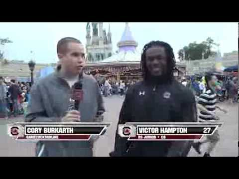 Capital One Bowl: Victor Hampton Visits Disney World