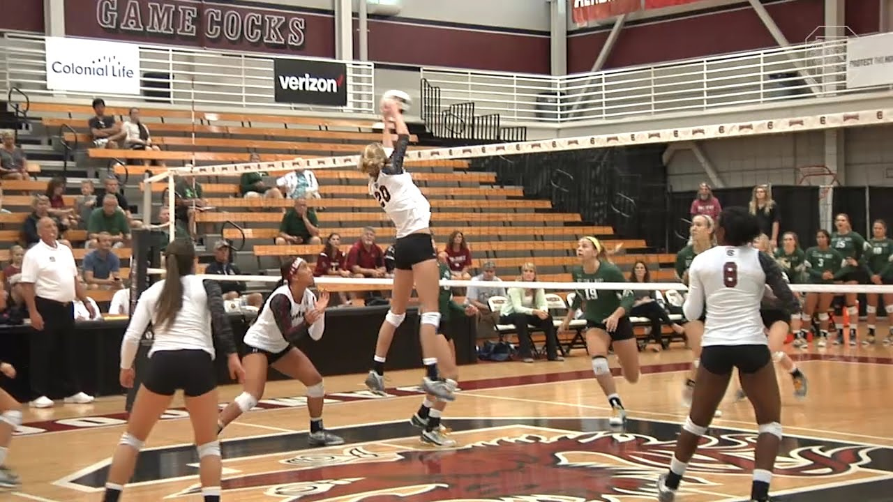 HIGHLIGHTS: Volleyball Defeats William & Mary 3-1 (9/17/16)