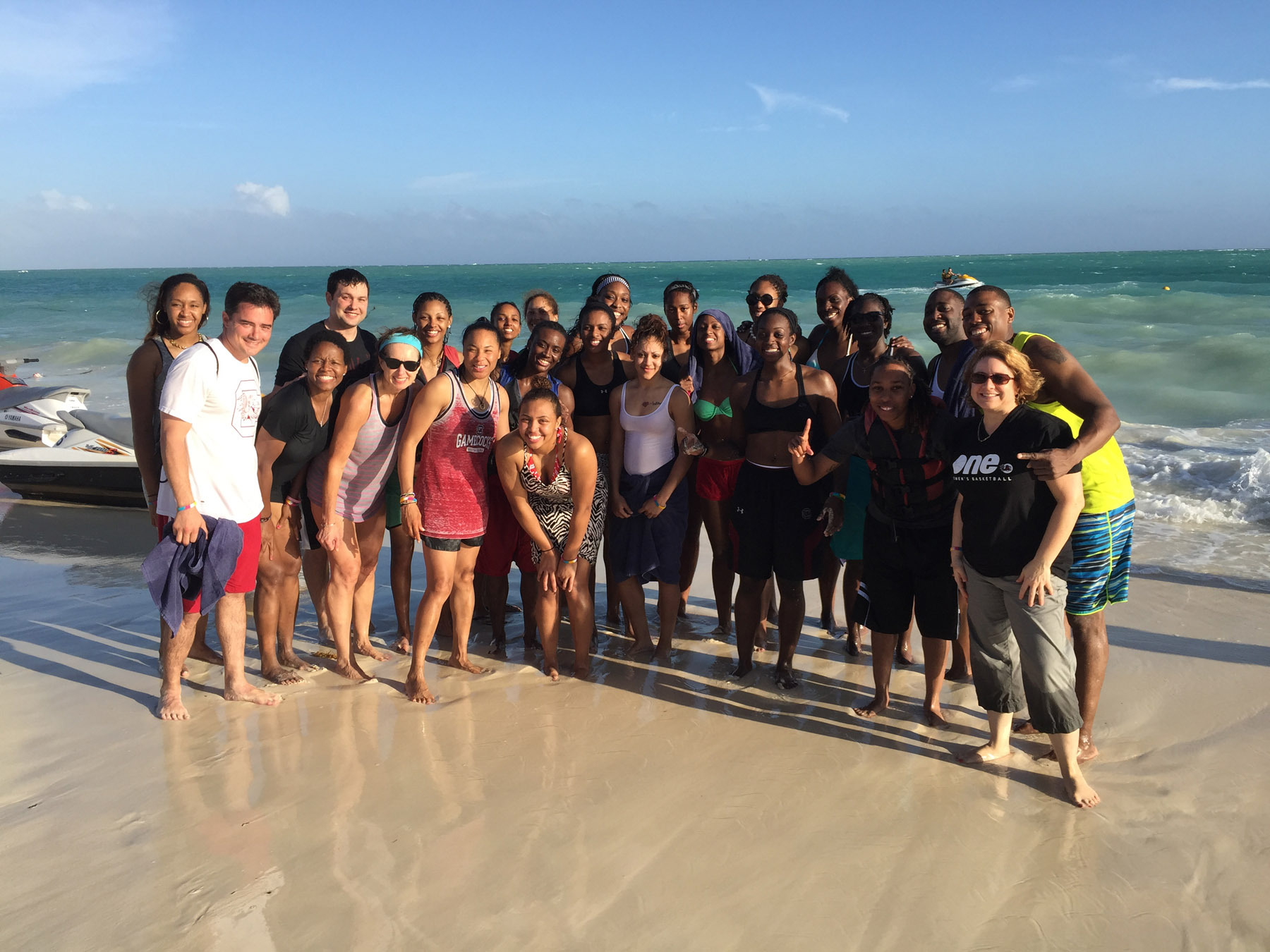 Warm up with a look back at Women's Basketball fun in the Bahamas