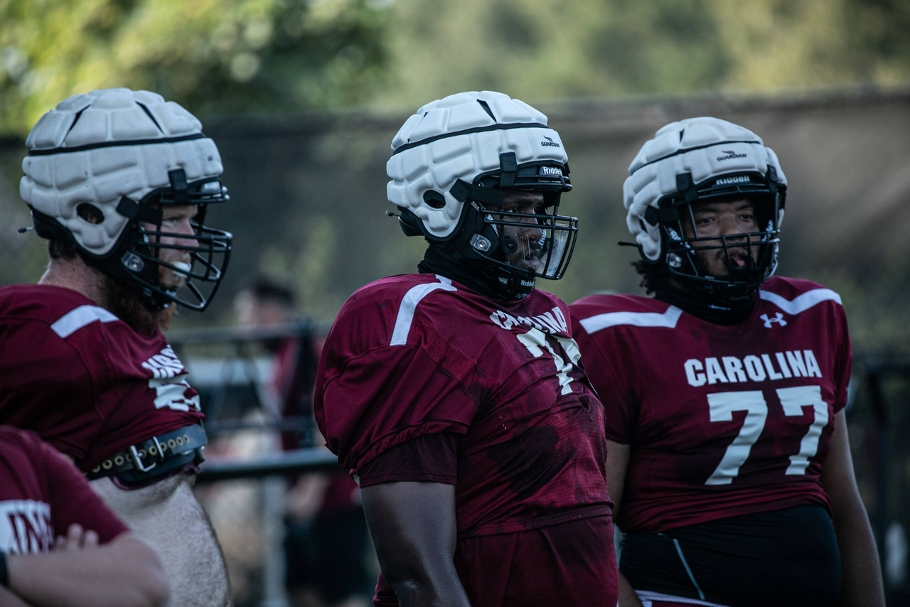 Jordan Rhodes (76) | Tuesday, Sept. 8, 2020 | Ken & Cyndi Long Football Operations Center | Columbia, S.C. | Photos by South Carolina Athletics