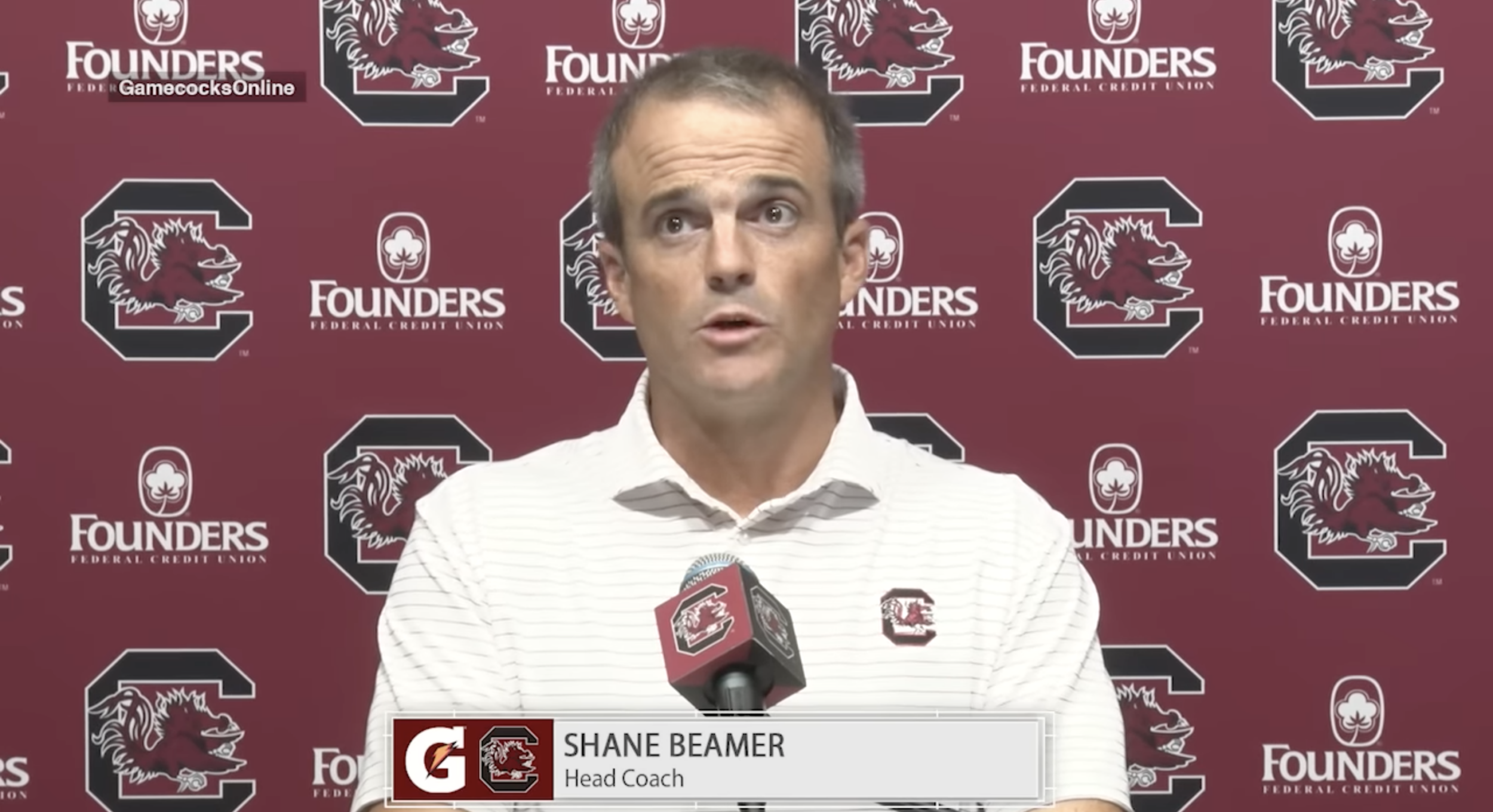 Football: Shane Beamer News Conference