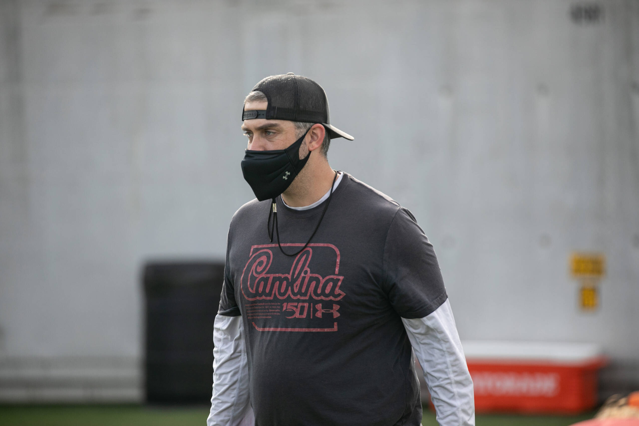 Special teams coordinator Kyle Krantz | Tuesday, Sept. 15, 2020 | Ken & Cyndi Long Football Operations Center | Columbia, S.C. | Photos by South Carolina Athletics