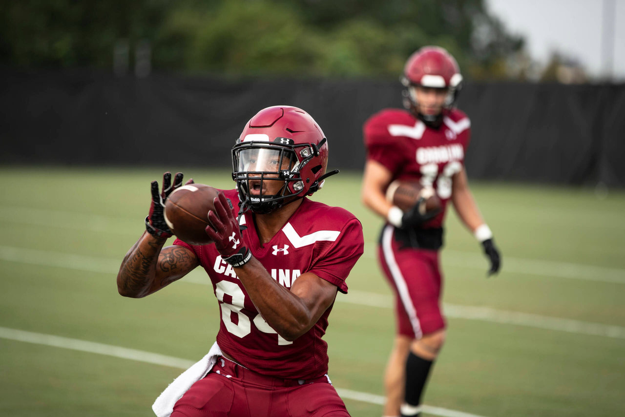 Rico Powers (84) | Tuesday, Sept. 1, 2020 | Ken & Cyndi Long Football Operations Center | Columbia, S.C. | Photos by South Carolina Athletics