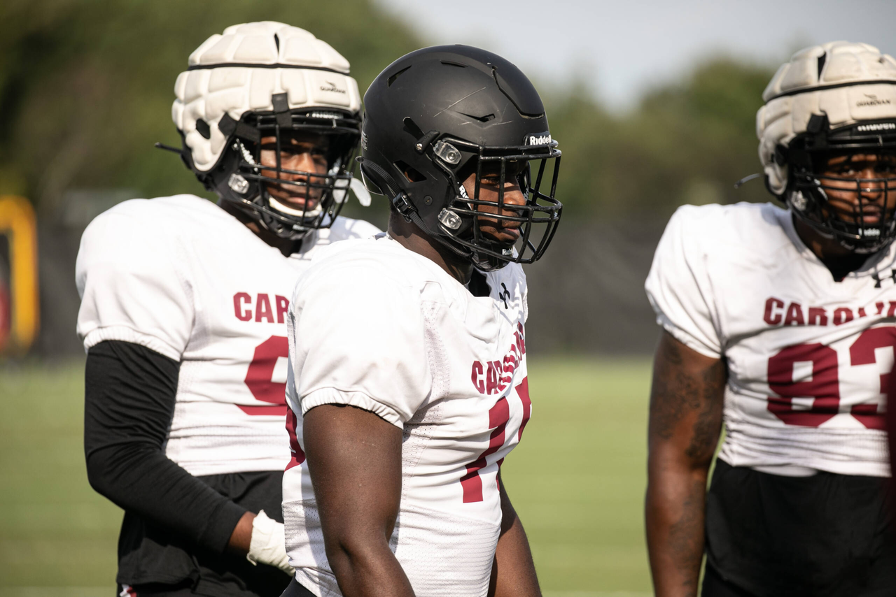 Aaron Sterling (15) | Tuesday, Sept. 15, 2020 | Ken & Cyndi Long Football Operations Center | Columbia, S.C. | Photos by South Carolina Athletics
