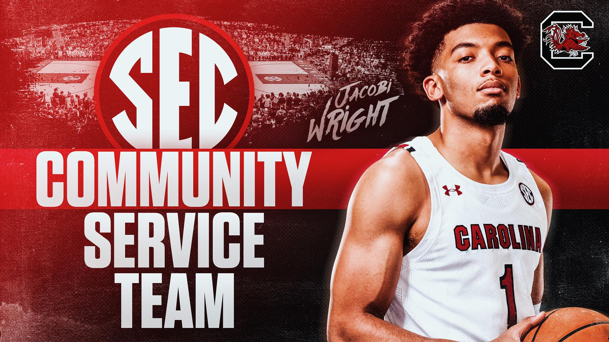 Wright Named to SEC Community Service Team