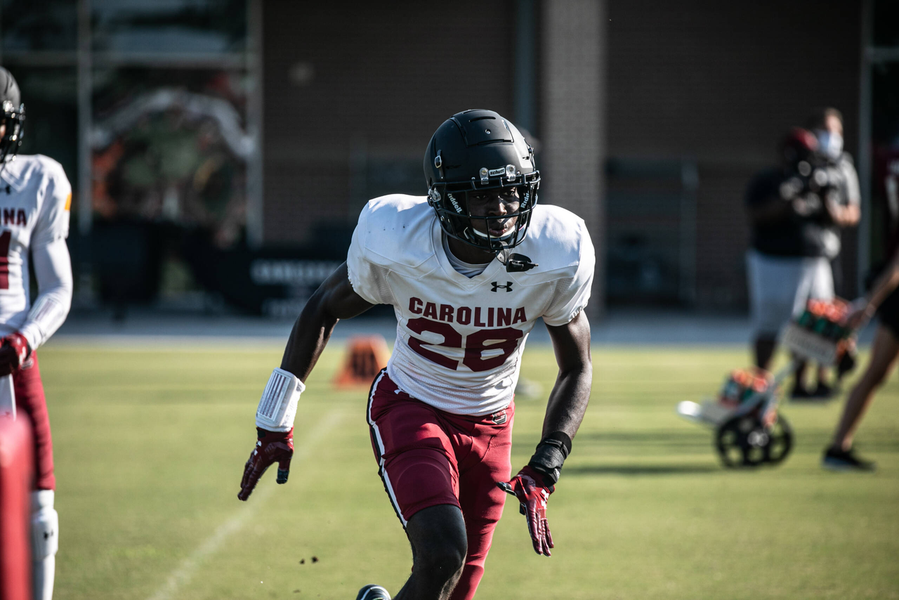 Darius Rush (28) | Tuesday, Sept. 8, 2020 | Ken & Cyndi Long Football Operations Center | Columbia, S.C. | Photos by South Carolina Athletics