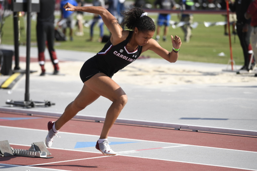 Simone Wark in action at the 2019 Gamecock Invitational | April 13, 2019 | Photo by Allen Sharpe