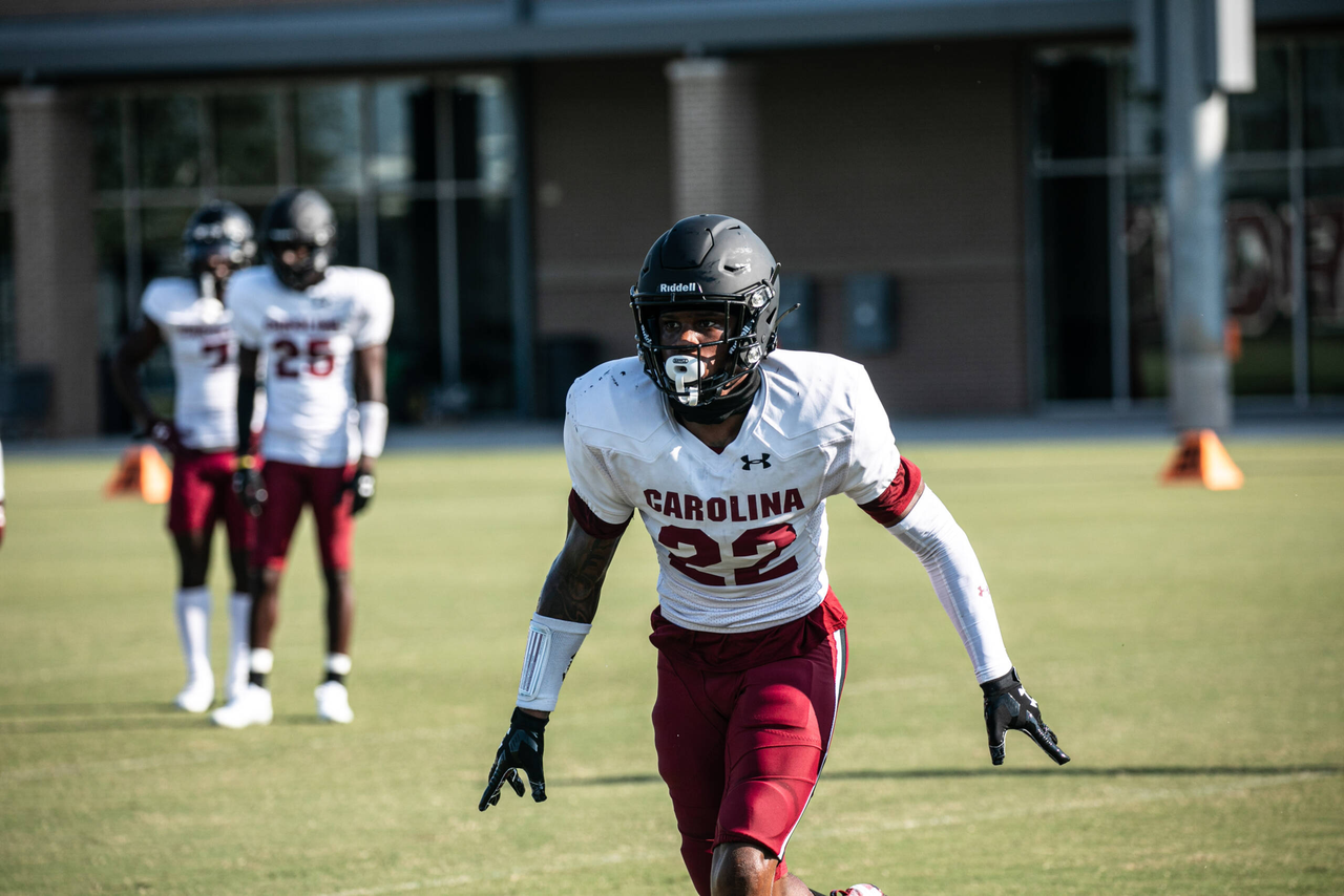 John Dixon (22) | Tuesday, Sept. 8, 2020 | Ken & Cyndi Long Football Operations Center | Columbia, S.C. | Photos by South Carolina Athletics