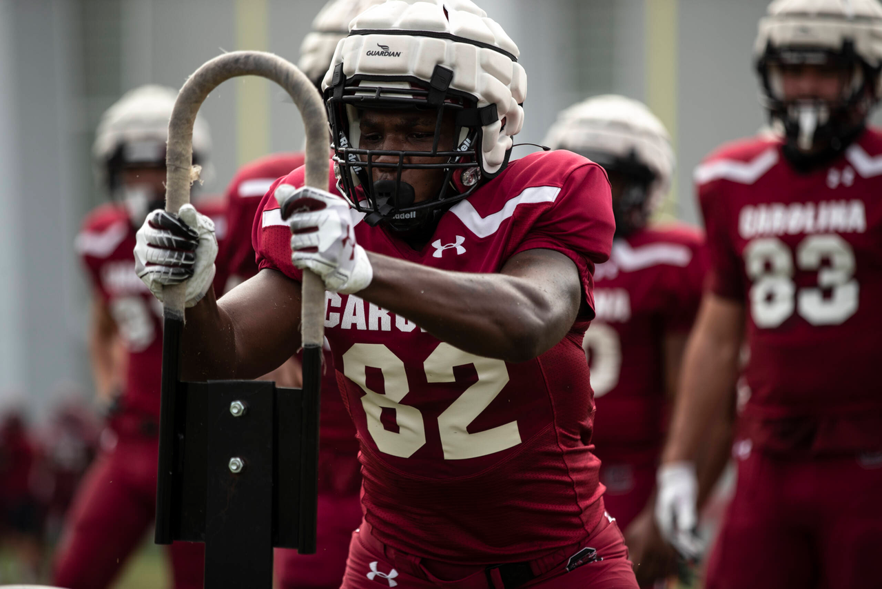 Keyshawn Toney (82) | Tuesday, Sept. 1, 2020 | Ken & Cyndi Long Football Operations Center | Columbia, S.C. | Photos by South Carolina Athletics