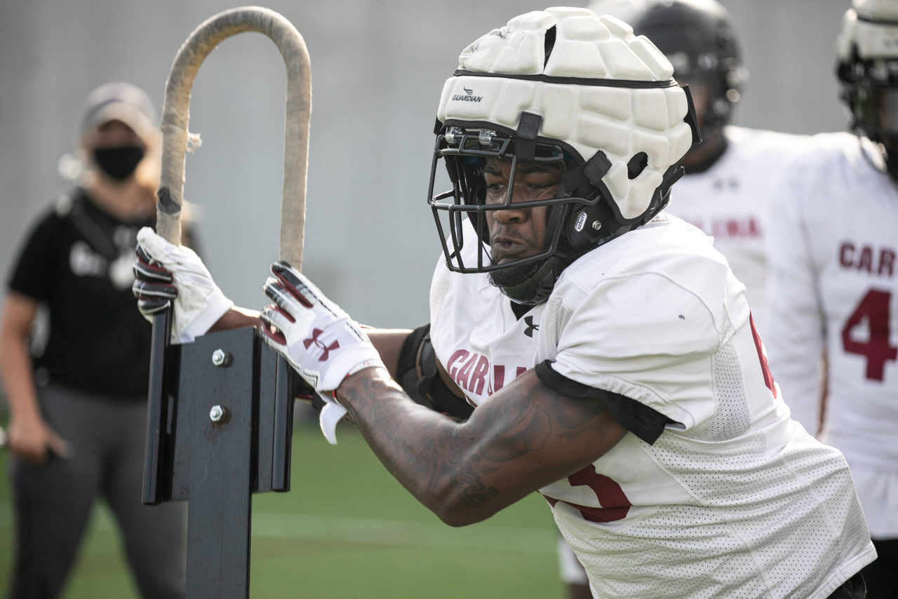 Ernest Jones (53) | Tuesday, Sept. 15, 2020 | Ken & Cyndi Long Football Operations Center | Columbia, S.C. | Photos by South Carolina Athletics