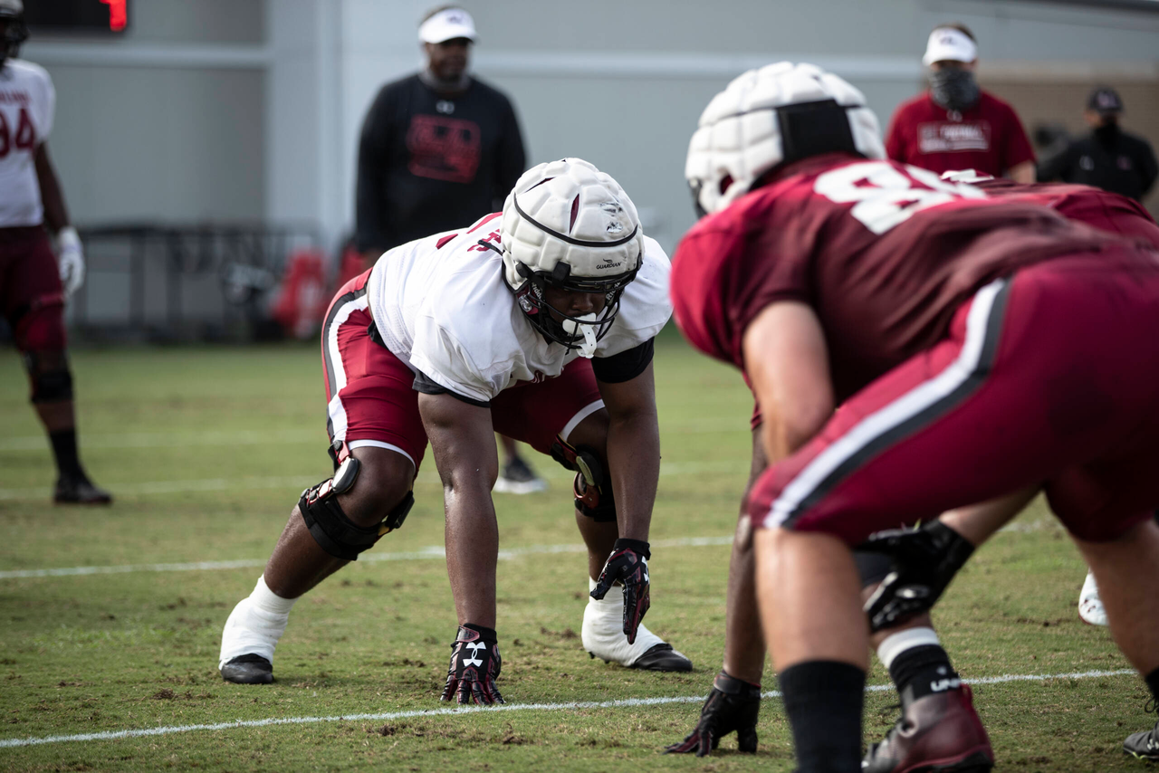 Kier Thomas (5) | Tuesday, Sept. 1, 2020 | Ken & Cyndi Long Football Operations Center | Columbia, S.C. | Photos by South Carolina Athletics
