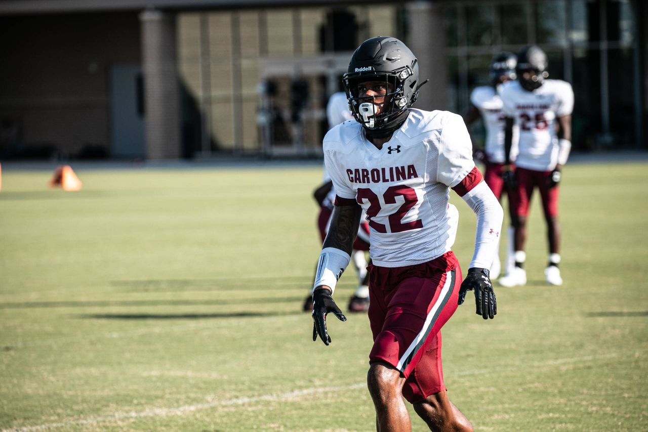 John Dixon (22) | Tuesday, Sept. 8, 2020 | Ken & Cyndi Long Football Operations Center | Columbia, S.C. | Photos by South Carolina Athletics