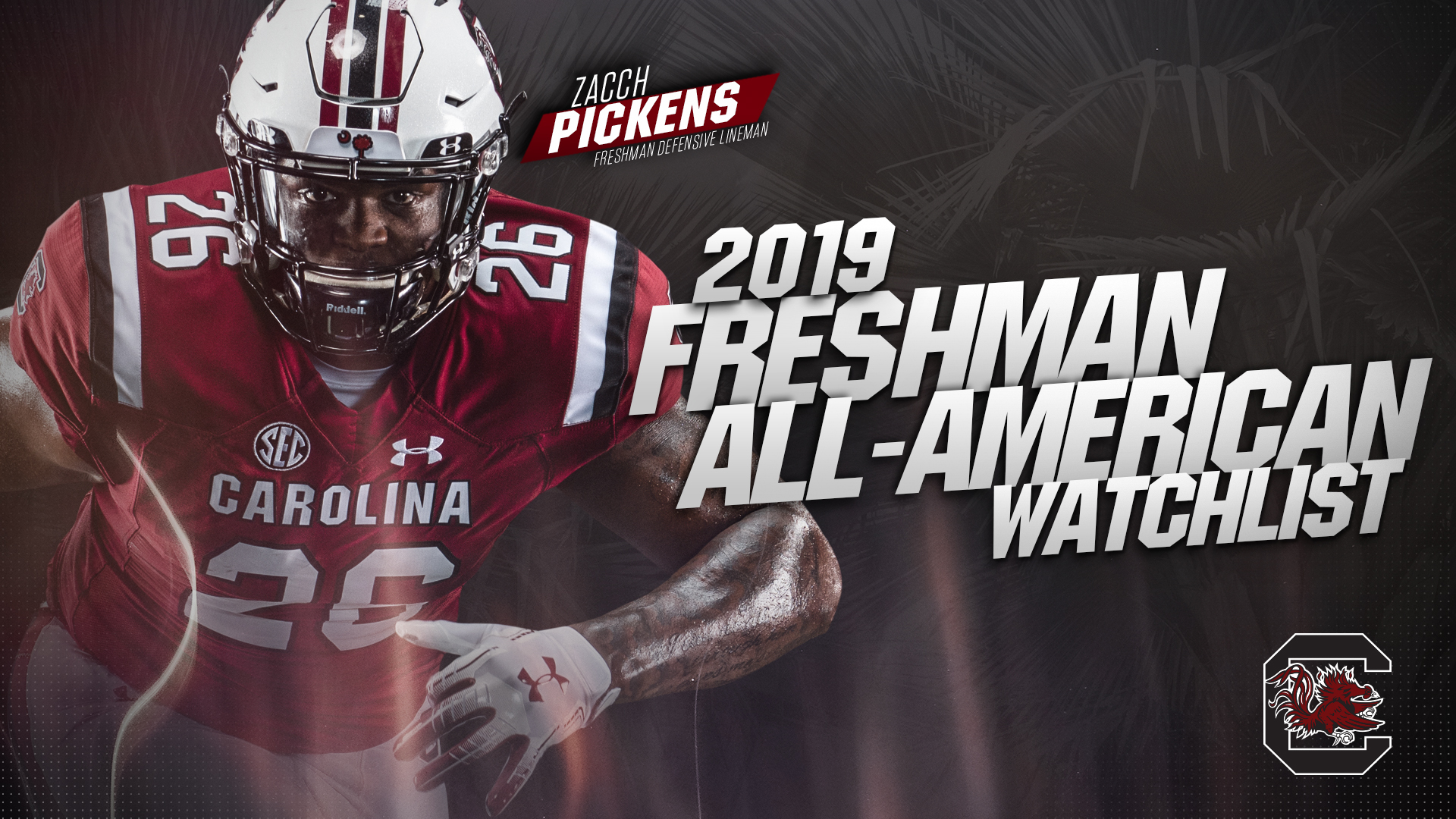 Pickens Named to FWAA Freshman All-American Watch List