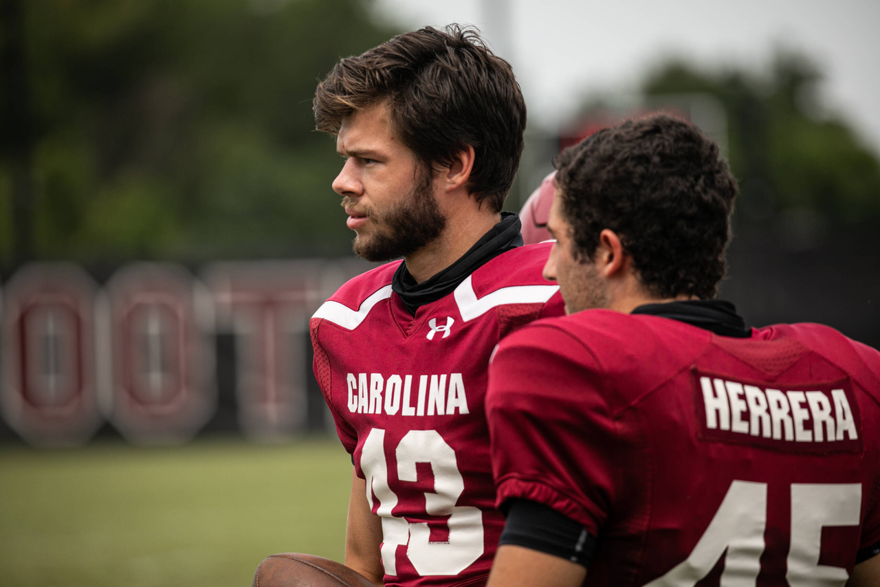 Parker White (43) | Saturday, Aug. 22, 2020 | Ken & Cyndi Long Football Operations Center | Columbia, S.C. | Photos by South Carolina Athletics