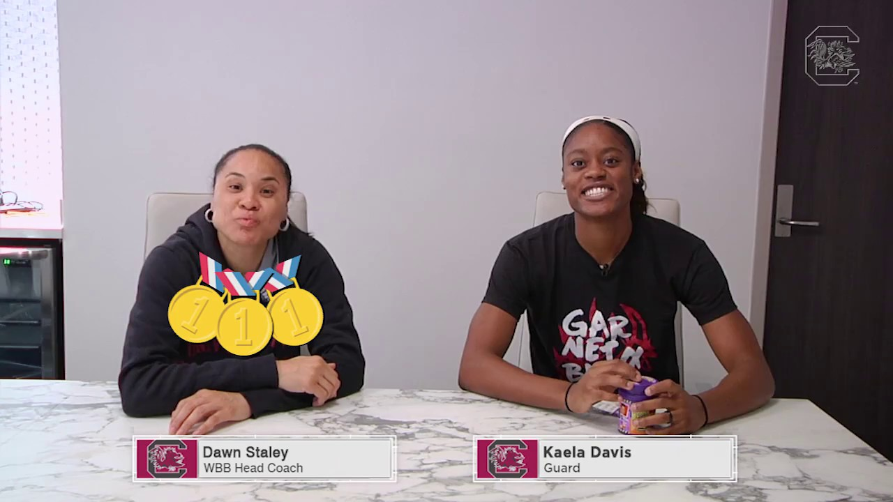 Kaela Davis Bean Boozled - Dawn Staley