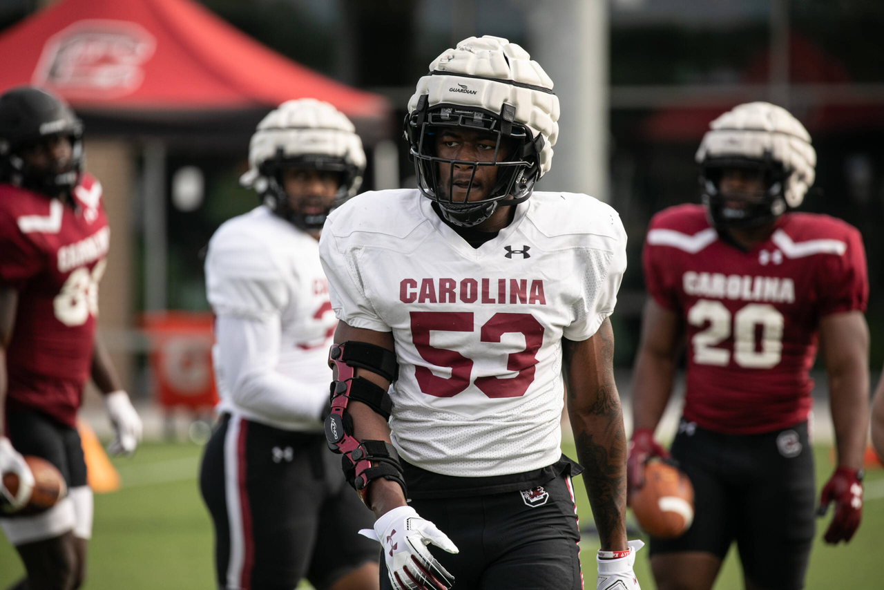 Ernest Jones (53) | Tuesday, Sept. 15, 2020 | Ken & Cyndi Long Football Operations Center | Columbia, S.C. | Photos by South Carolina Athletics