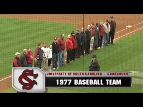 Honoring 1977 South Carolina Baseball Team - College World Series Finalists