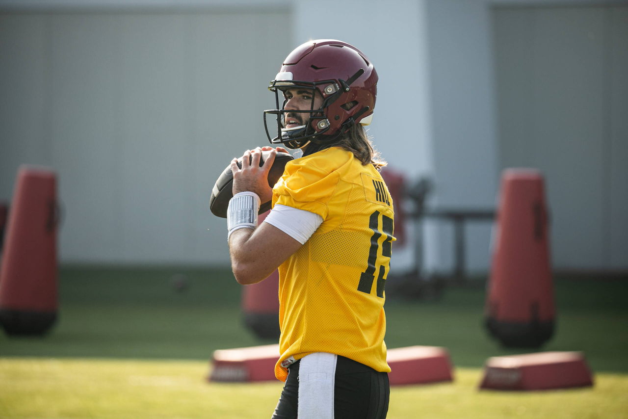 Collin Hill (15) | Wednesday, Aug. 19, 2020 | Ken & Cyndi Long Football Operations Center | Columbia, S.C. | Photos by South Carolina Athletics
