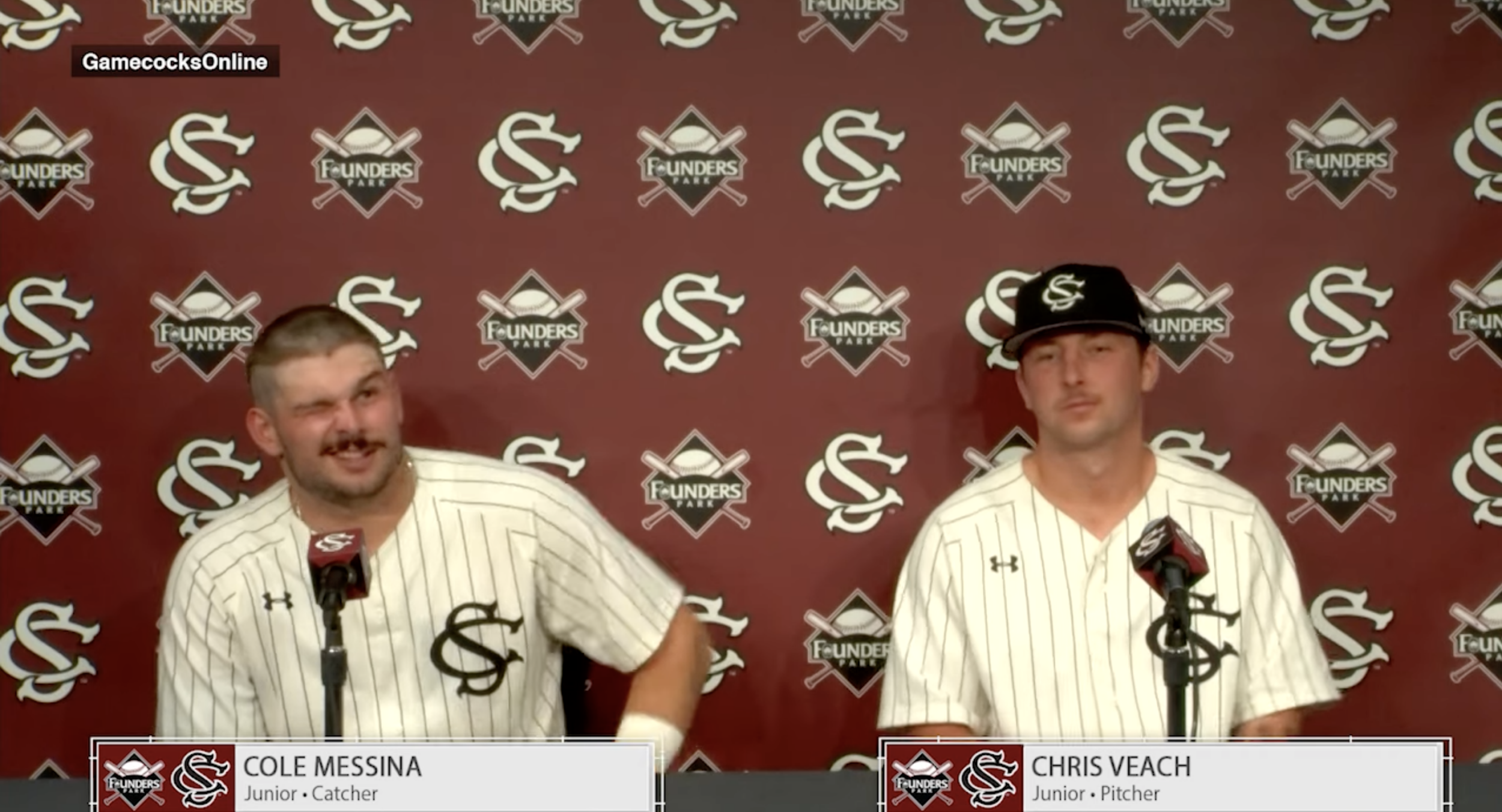 Baseball PostGame News Conference: Cole Messina and Chris Veach - (Longwood)