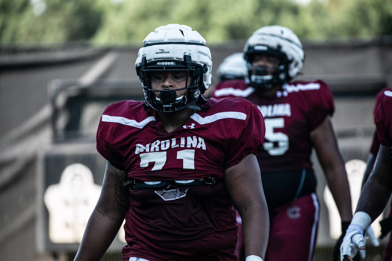 Eric Douglas (71) | Tuesday, Sept. 8, 2020 | Ken & Cyndi Long Football Operations Center | Columbia, S.C. | Photos by South Carolina Athletics