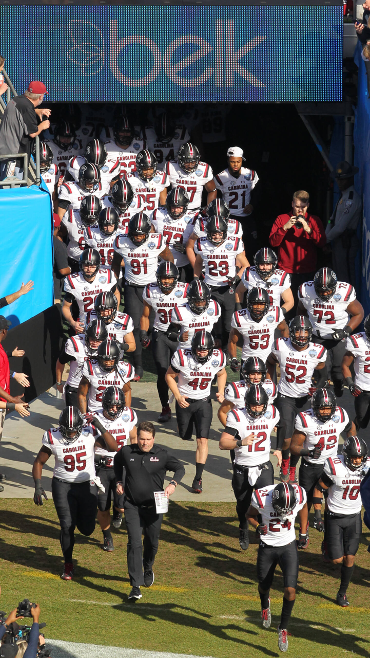 The Gamecocks take the field vs. Virginia (Dec. 29, 2018)