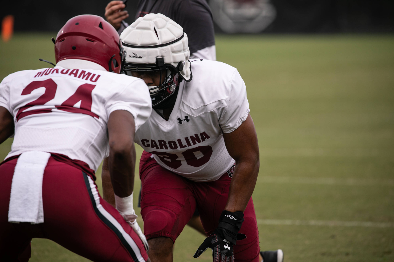 Damani Staley (30) | Monday, Aug. 24, 2020 | Ken & Cyndi Long Football Operations Center | Columbia, S.C. | Photos by South Carolina Athletics