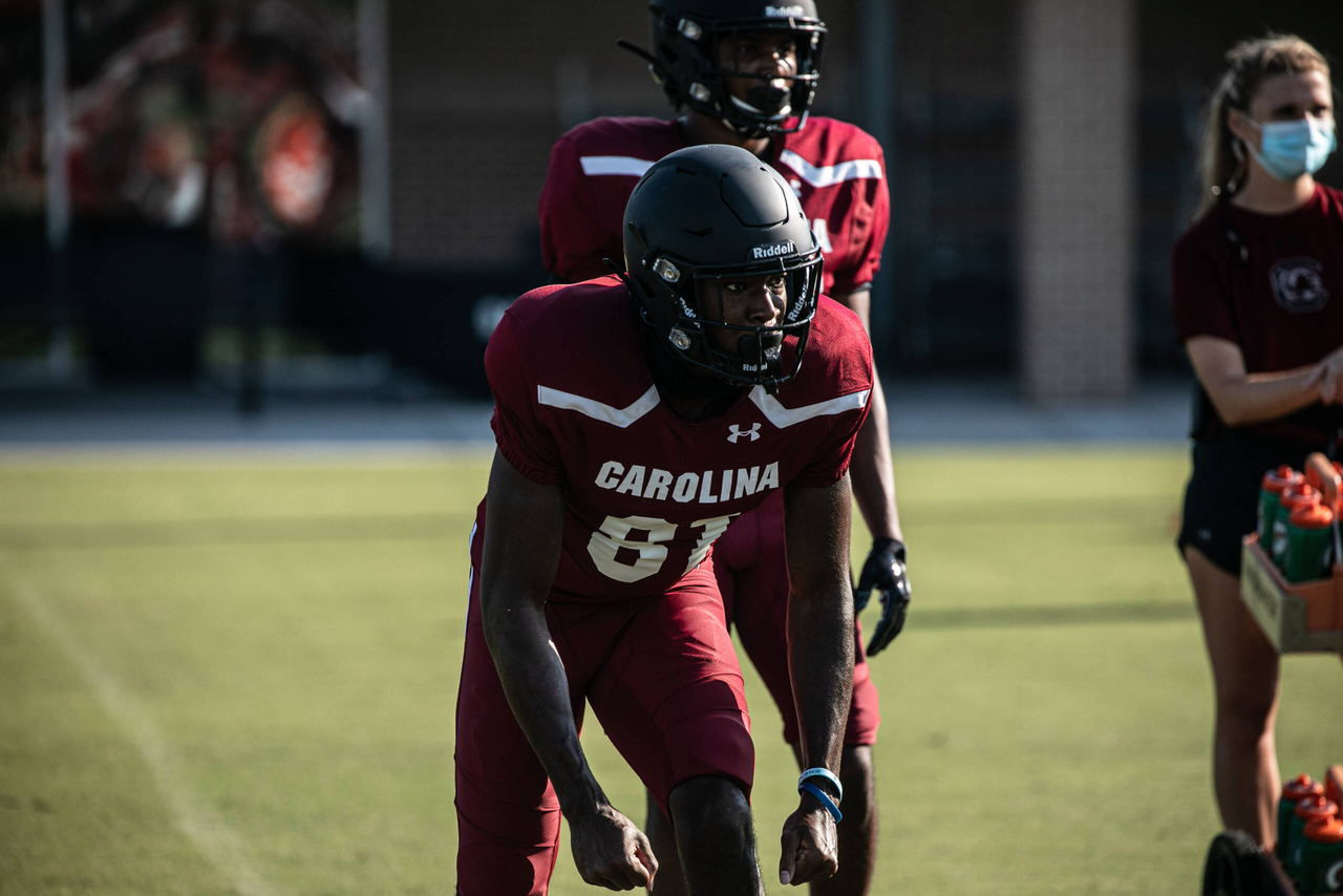 Jalen Brooks (81) | Tuesday, Sept. 8, 2020 | Ken & Cyndi Long Football Operations Center | Columbia, S.C. | Photos by South Carolina Athletics
