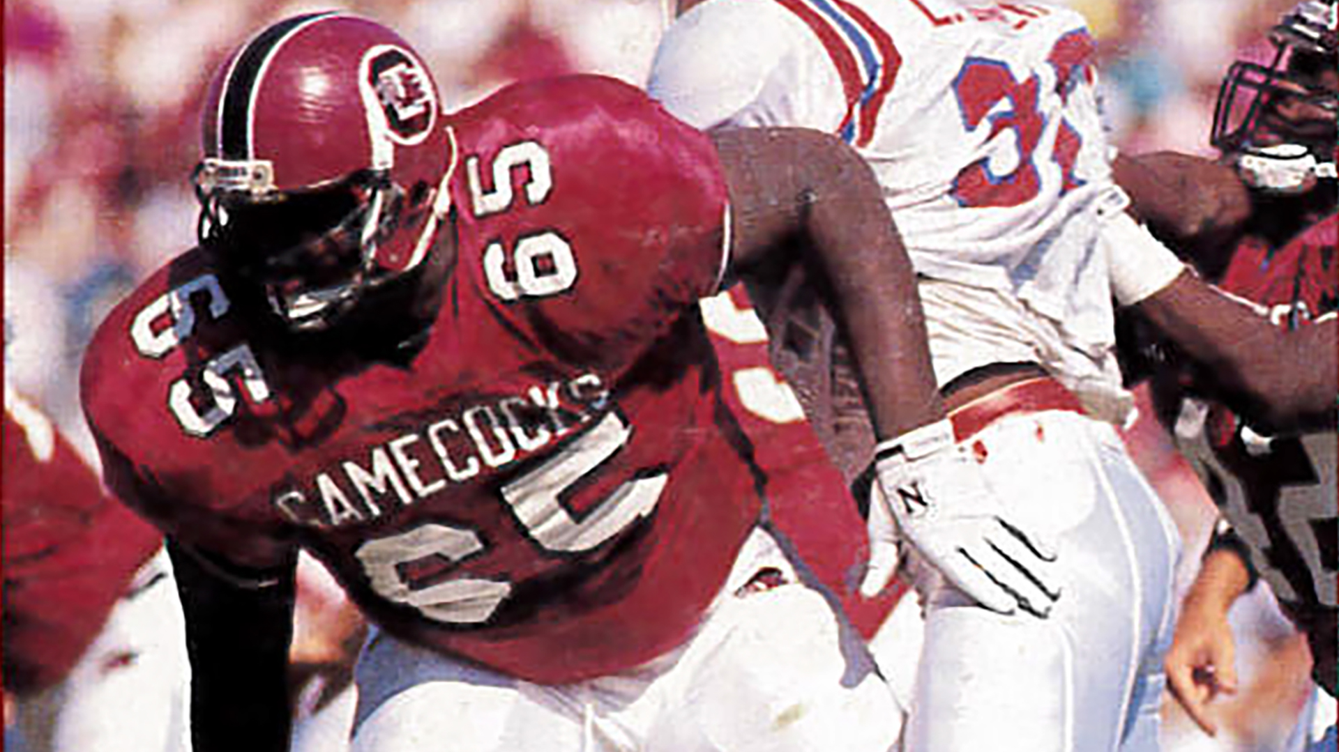 South Carolina circle final with Shane Beamer, Alshon Jeffery jersey  ceremony