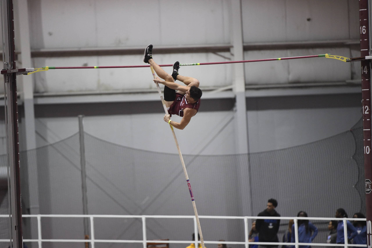 Nick Couchell in action at the Gamecock Inaugural | Jan. 18, 2019 | Photo by Allen Sharpe