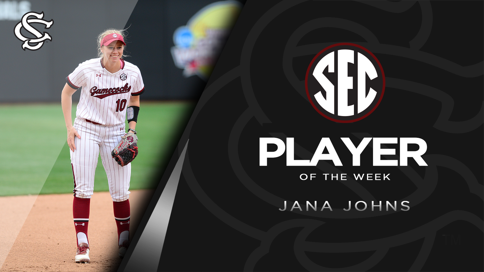 Johns Named Co-SEC Player of the Week