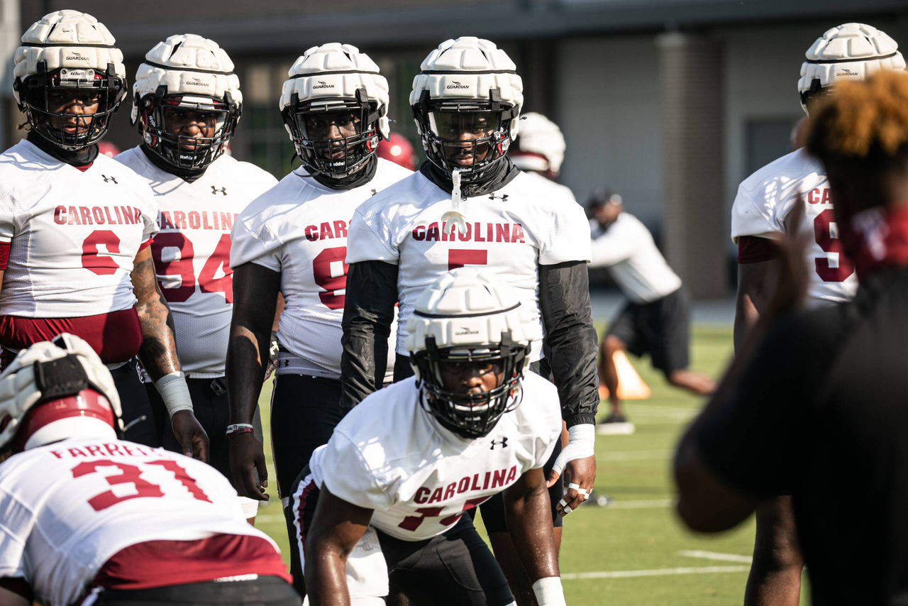 Kier Thomas (5) | Wednesday, Aug. 19, 2020 | Ken & Cyndi Long Football Operations Center | Columbia, S.C. | Photos by South Carolina Athletics