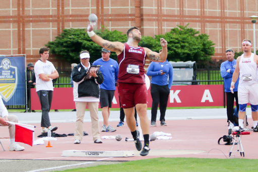 Ben Bonhurst in action at the 2019 SEC Outdoor Track & Field Championships | May 10, 2019 | Photo by Charles Revelle