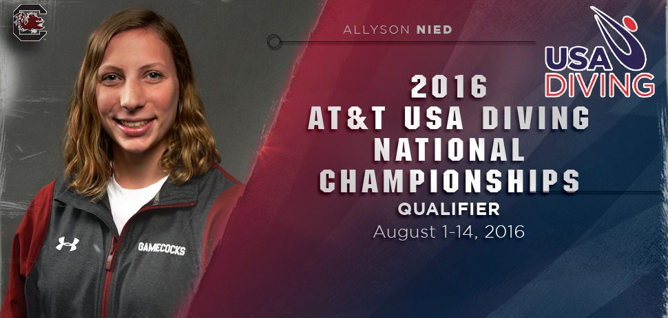 Nied Qualifies for USA Diving National Championships