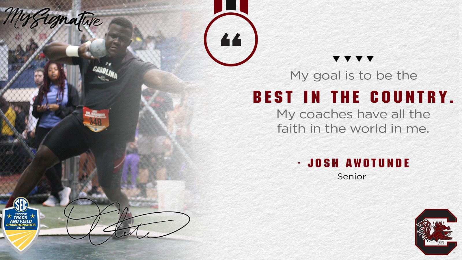 My Signature: Josh Awotunde Wants More After Record Throw