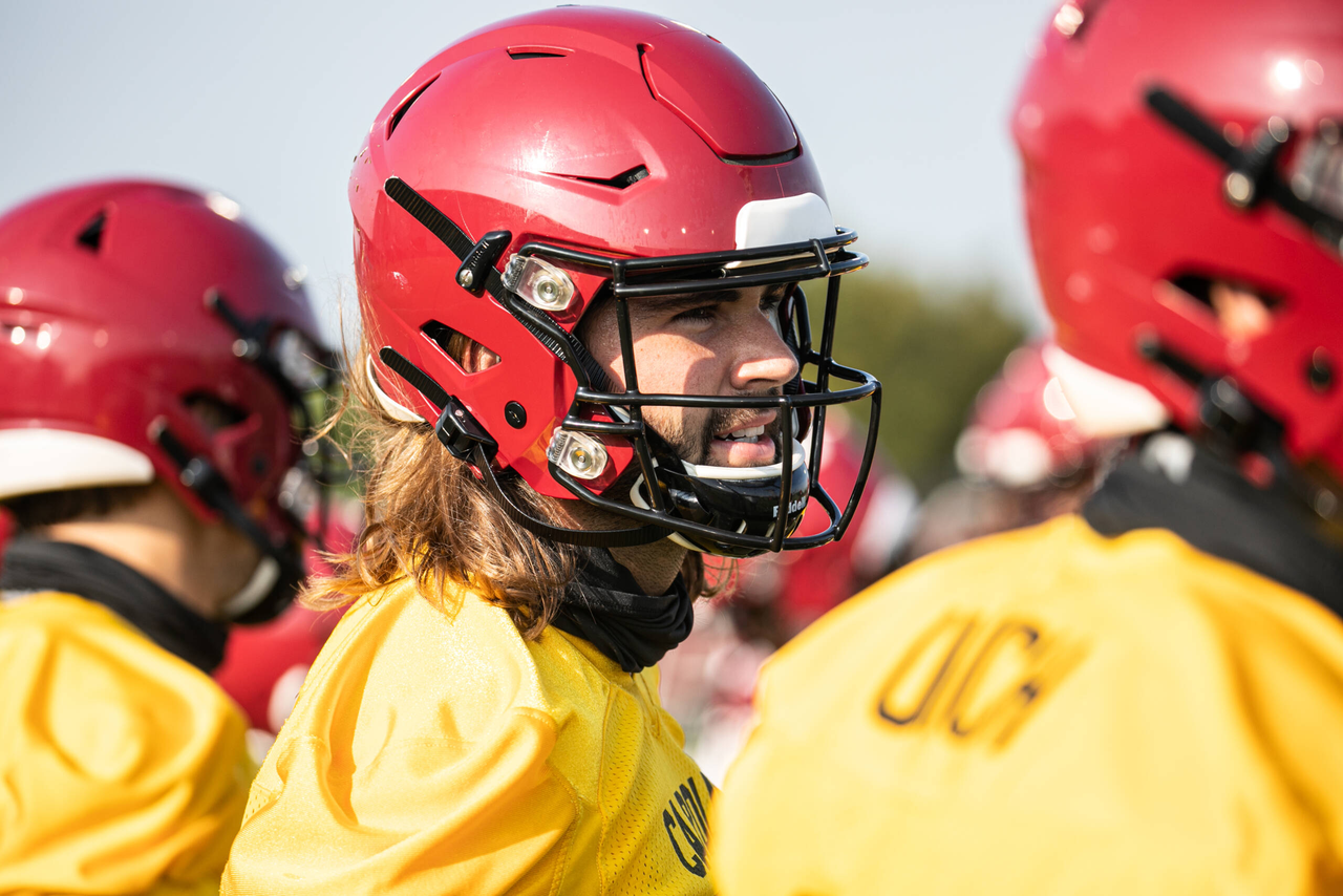 Collin Hill (15) | Wednesday, Aug. 19, 2020 | Ken & Cyndi Long Football Operations Center | Columbia, S.C. | Photos by South Carolina Athletics